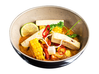 Vegetable curry with tofu