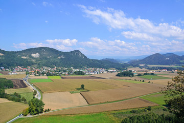 View of Landskron in Austria