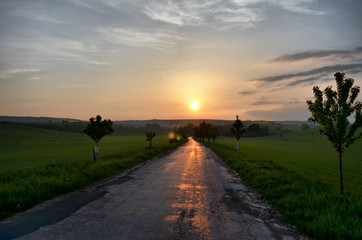  sunset - the way
