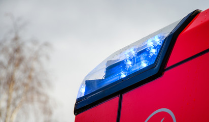 Light of fire engines