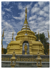 Buddhist temple at Bosang Chiang Mai Thailand