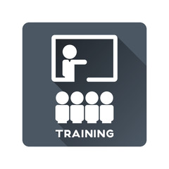 Training icon vector