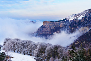 Fototapeta na wymiar View from Mount Demerzhdy, Crimea, Ukraine