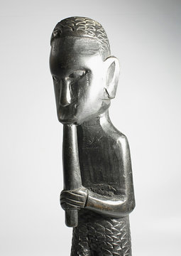 African statuette carved in ebony