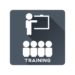 Training icon vector
