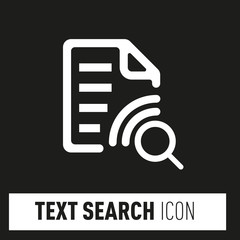 Text Search icon