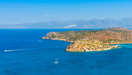 Fototapeta na wymiar Island of Spinalonga, Crete, Greece