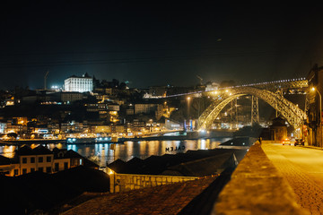 Fototapeta premium Porto by Night - Porto bei Nacht
