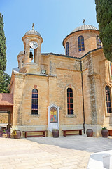 The Cana Greek Orthodox Wedding Church in Cana of Galilee, Kfar Kana, Israel - obrazy, fototapety, plakaty