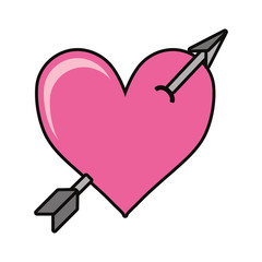 arrowed heart icon