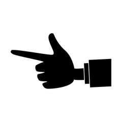 Hand cartoon isolated