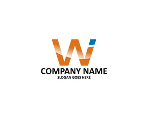 wi letter logo