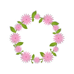 wreath of flowers icon