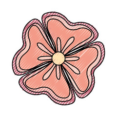 beautiful flower icon 