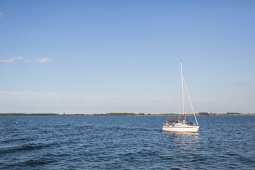 Obraz premium Segler im Greifswalder Bodden