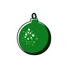 Christmas ball. Vector illustration