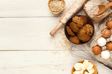 Baking classes or dough making background and mockup