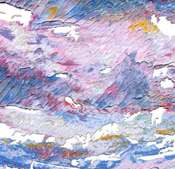 Highly-Textured Colorful Abstract Painting Background. Natural Texture of Oil Paint . High Detail....