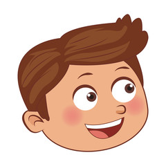 Cute boy cartoon