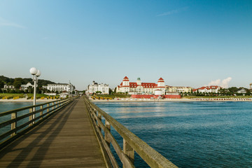 Obraz premium Urlaub im Ostseebad Binz auf Rügen