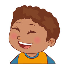 Cute boy cartoon