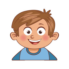 Cute boy cartoon