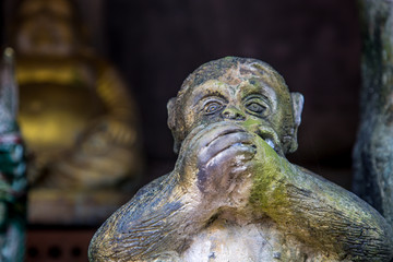 statues of monkeys