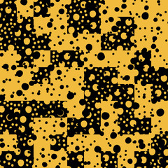 Asymmetrical Seamless Art Camouflage Design