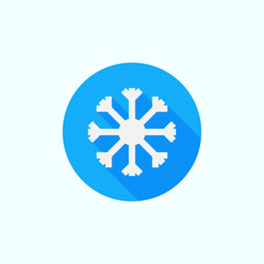 vector flat Snowflake icon