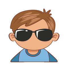 Cute boy cartoon