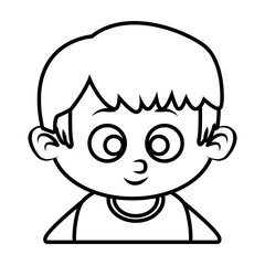 Cute boy cartoon