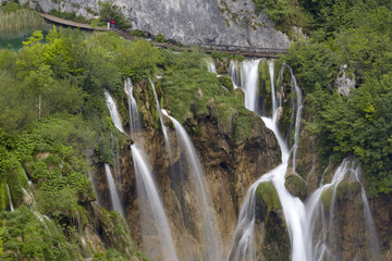 Fototapeta na wymiar Nationalpark Plitvicer Seen, Plitvička jezera, Kroatien