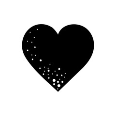 Heart icon. Vector illustration