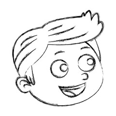 Cute boy cartoon