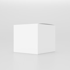 Box mockup, 3D rendering