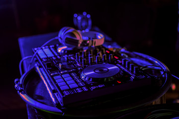 CD players at nightclub