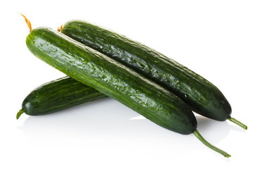 organic cucumber close-up