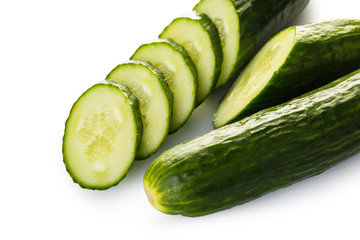 organic cucumber close-up