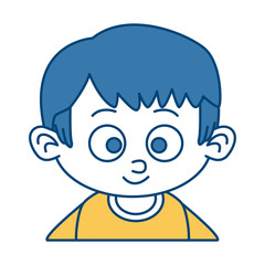 Cute boy cartoon