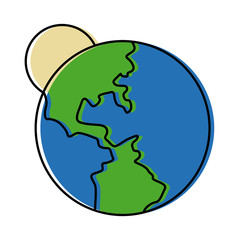 Earth world symbol