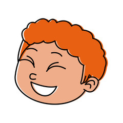 Cute boy cartoon