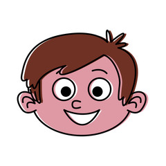 Cute boy cartoon