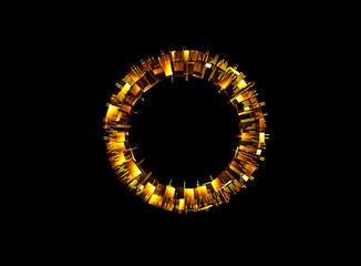 Abstract background. luminous swirling. Elegant glowing circle. Big data cloud. Light ring..Sparking particle. Space tunnel. Colorful ellipse. Glint sphere. Bright border. Magic portal. Energy ball.