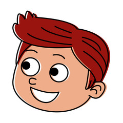 Cute boy cartoon
