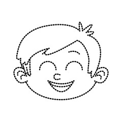 Cute boy cartoon
