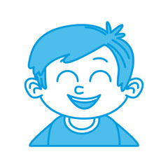 Cute boy cartoon