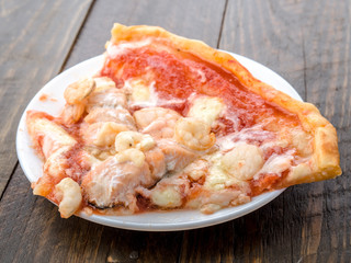 real homemade baked pizza