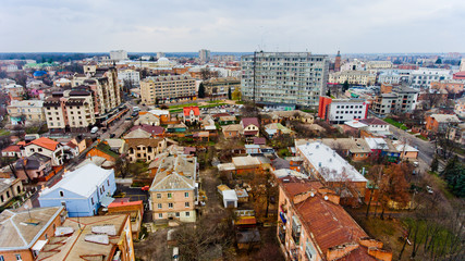 Obraz premium Urban landscape Vinnytsia, Ukraine. Aerial view.