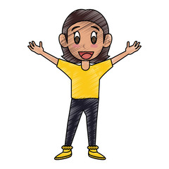 Cute boy cartoon