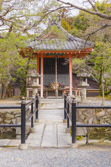 Bell tower in the Kiyomizu-dera temple in Kyoto